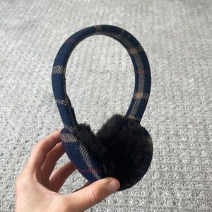 Brooks Brothers Rabbit Fur Earmuffs